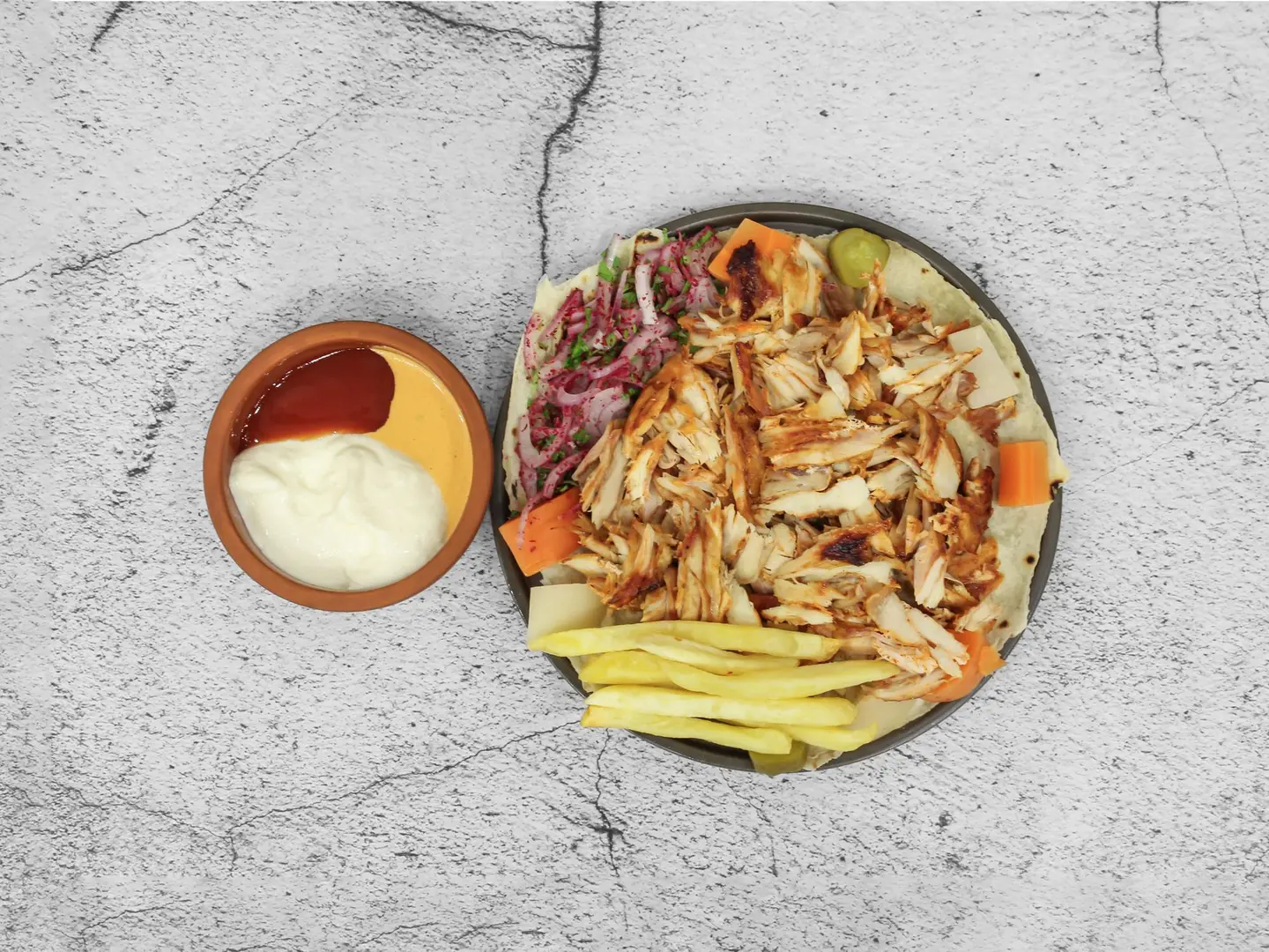 Shawarma Plate Farrt