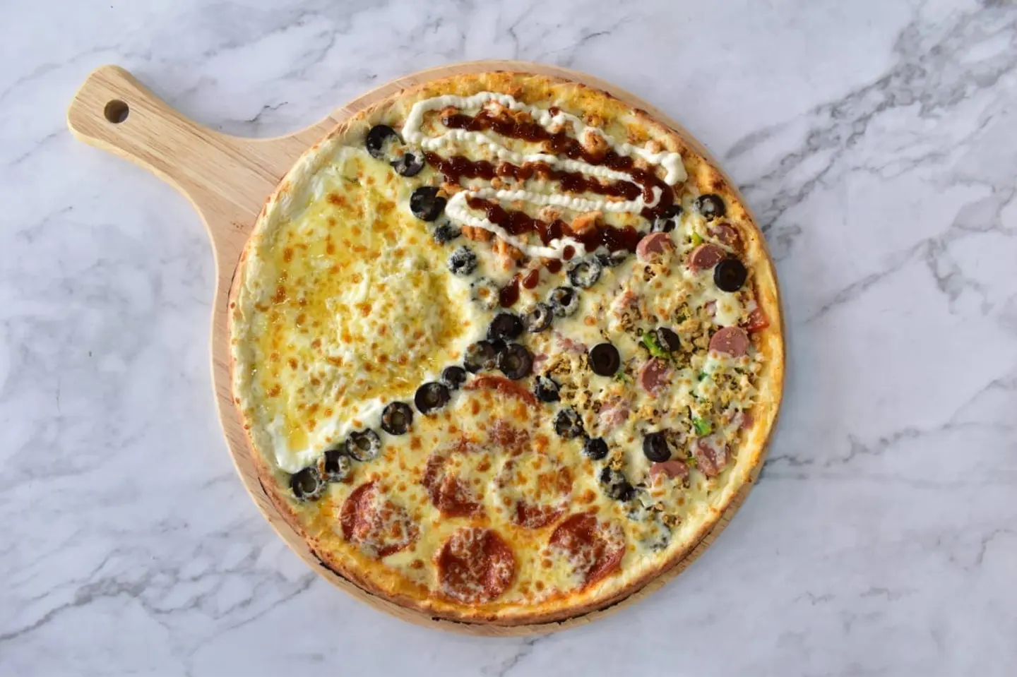 بيتزا الفصول الاربعة