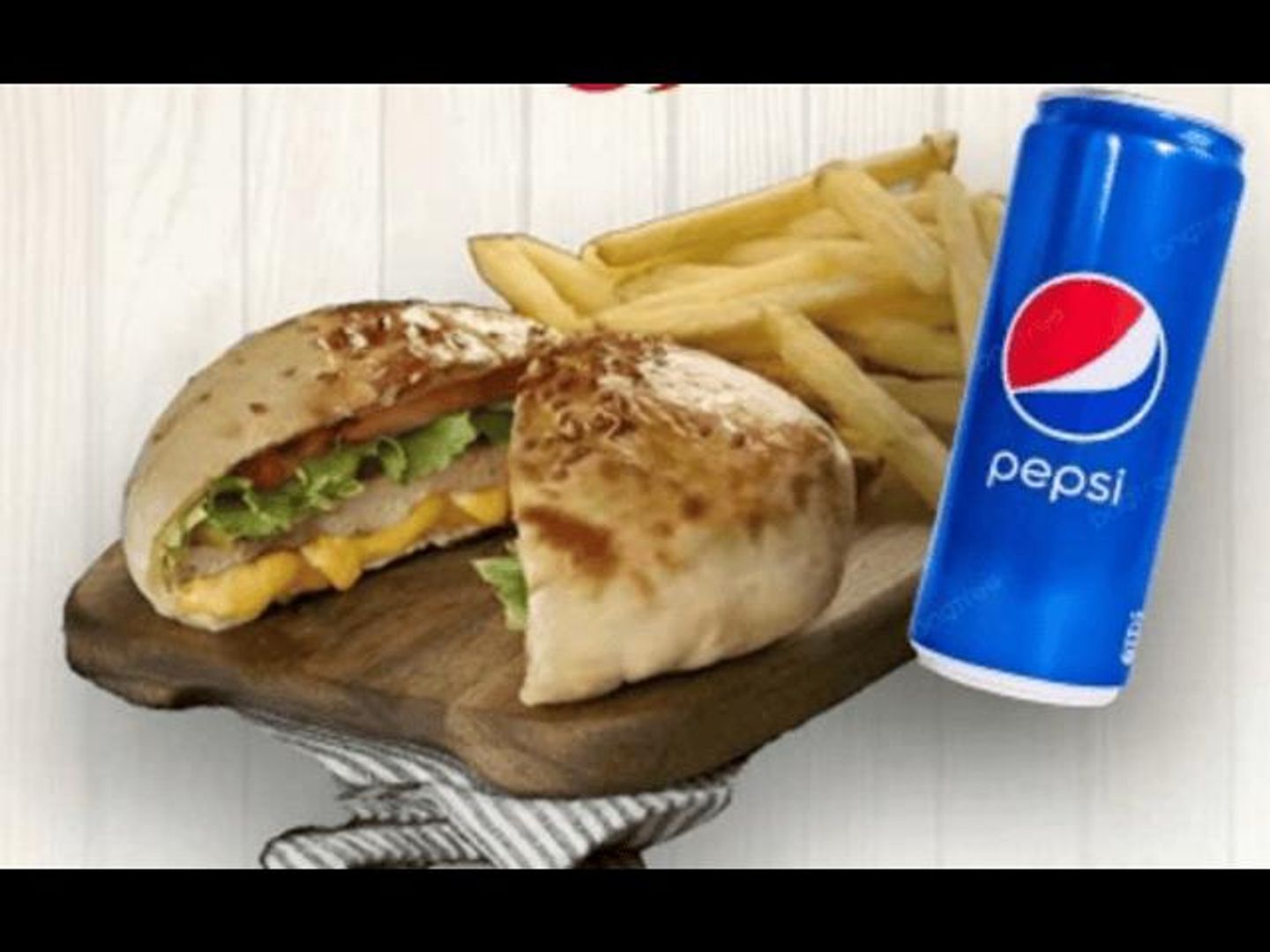وجبة برجر مدخن بالفرن