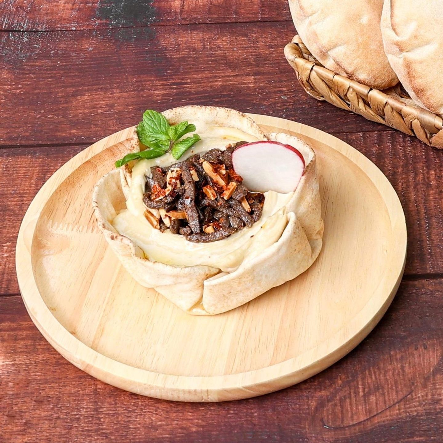 حمص بالكبدة