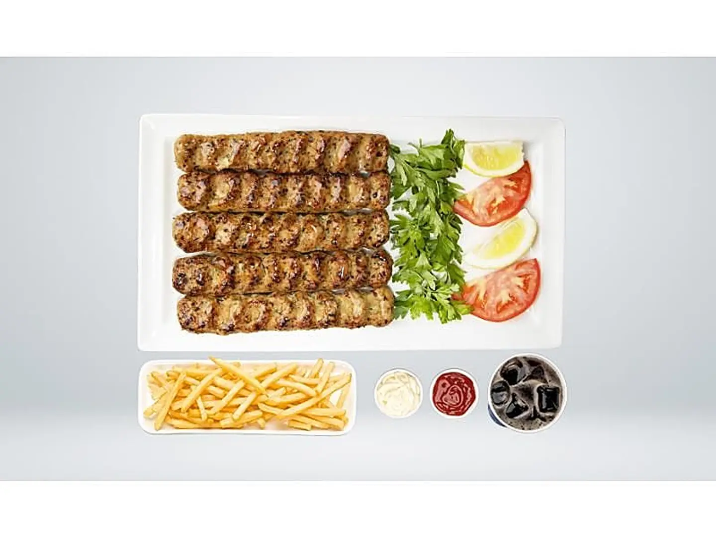 وجبة كباب دجاج