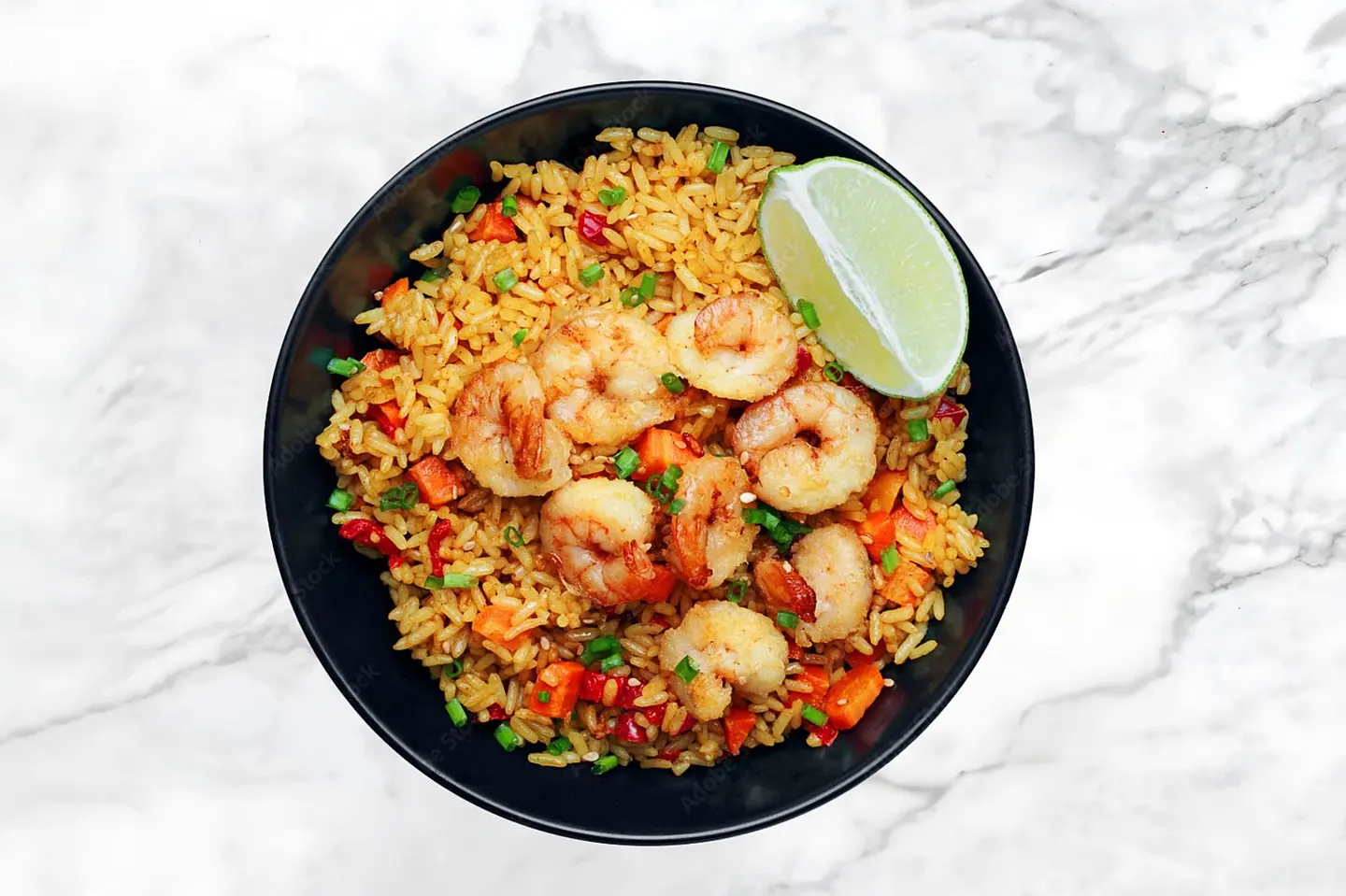 طبق روبيان الفاهيتا