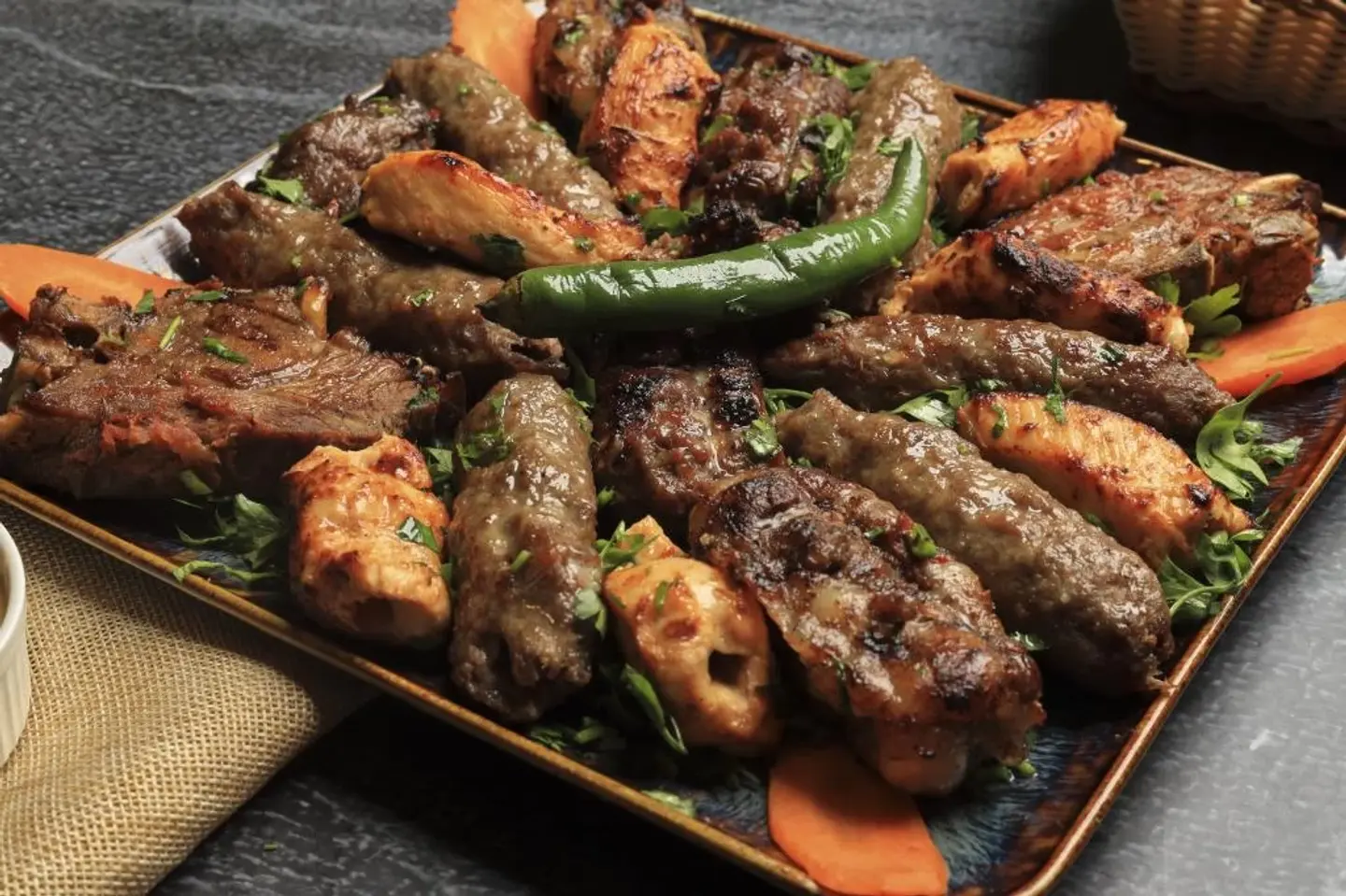 Mix Grilled With Chicken - 500 Mix Meat With Chicken