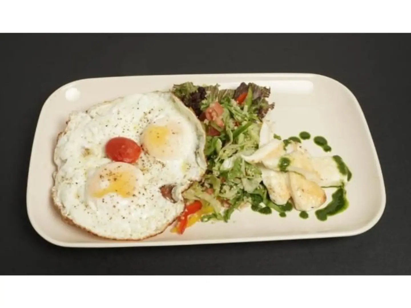 بيض براوني المقلي