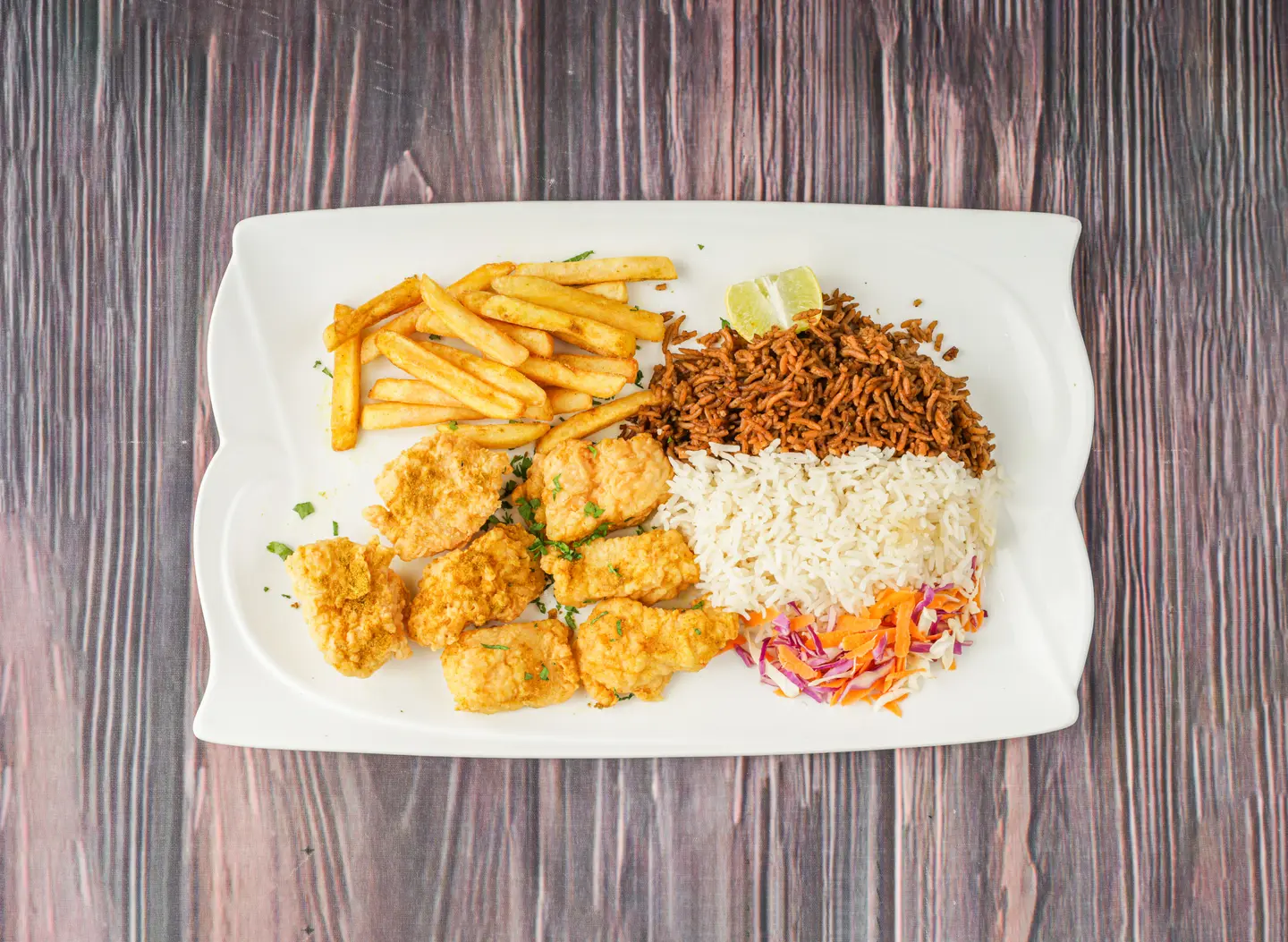 وجبة فيليه سمك 7 قطع