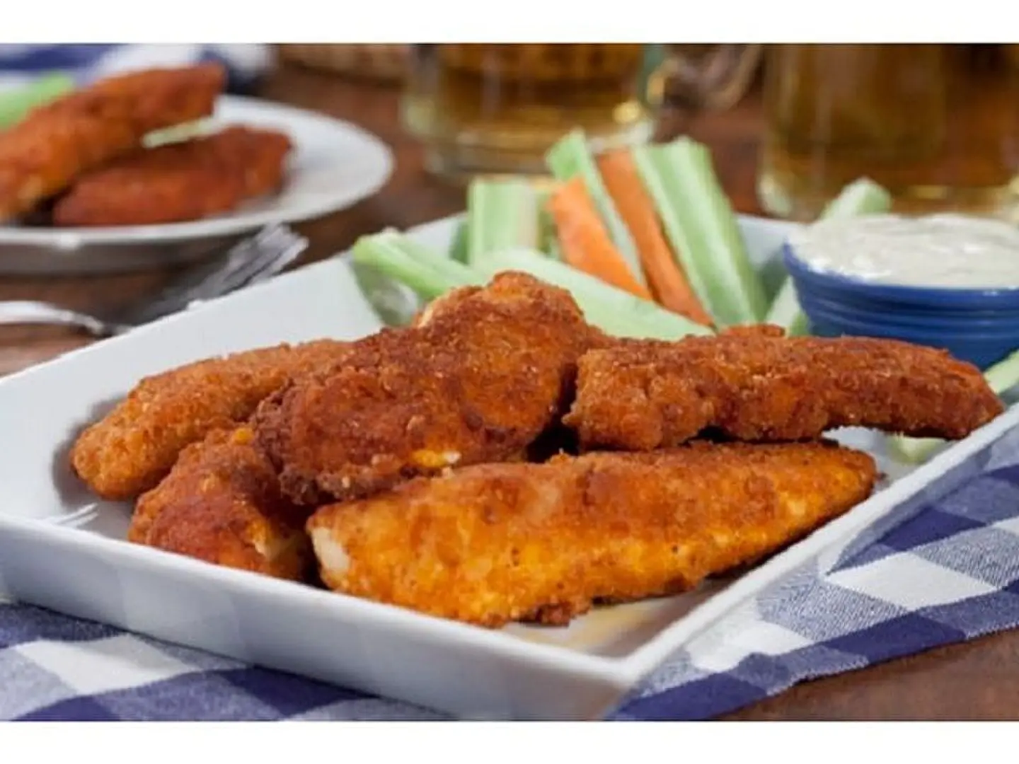 أصابع دجاج بالفلفل الحار