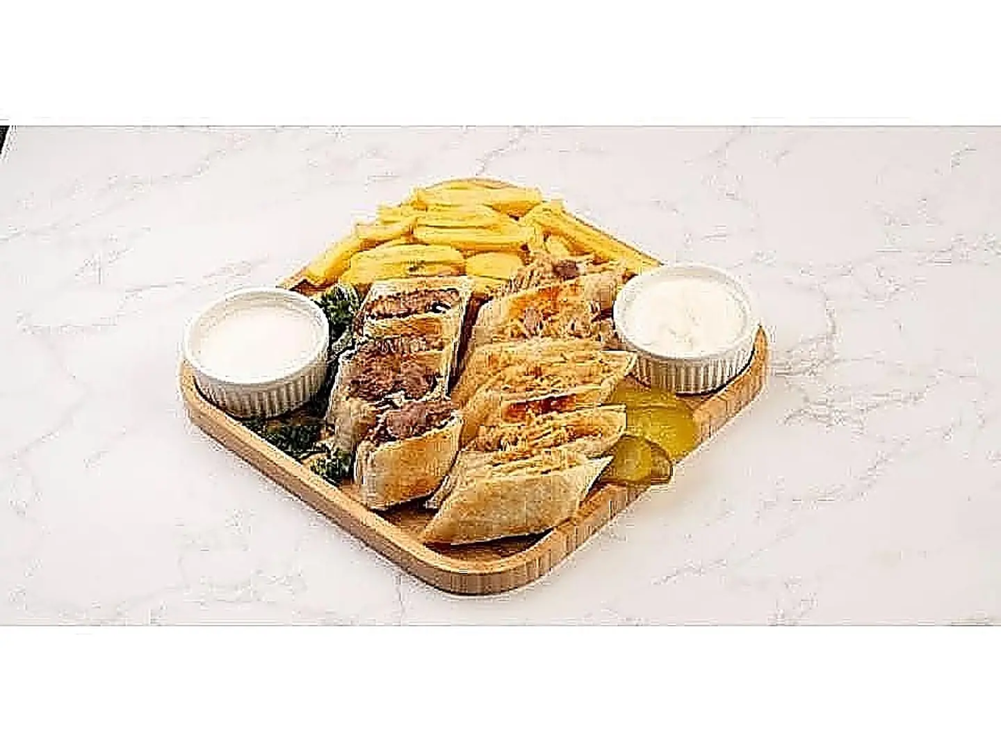 Arabic Chicken Shawarma Plate