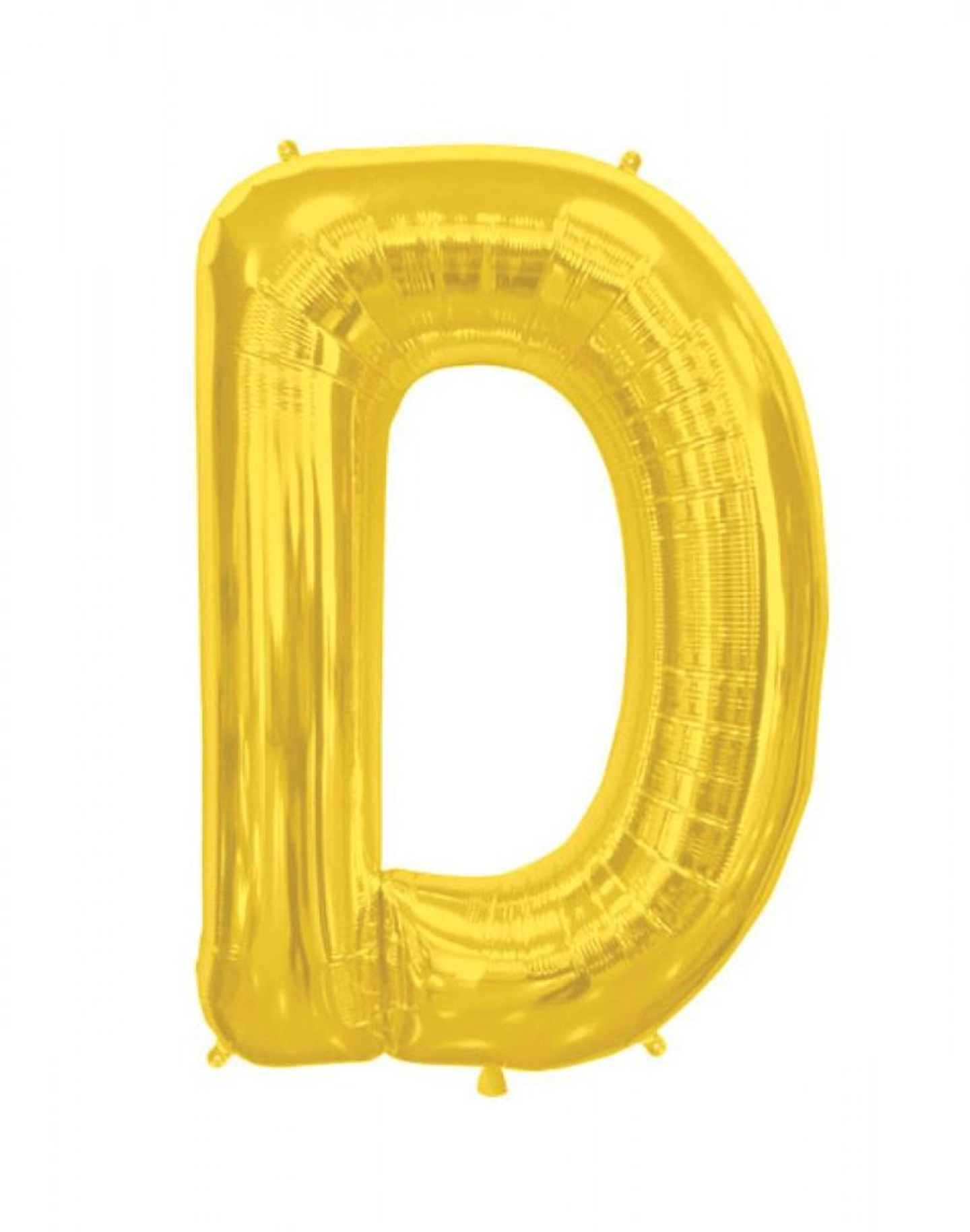 Golden Letter D Balloon