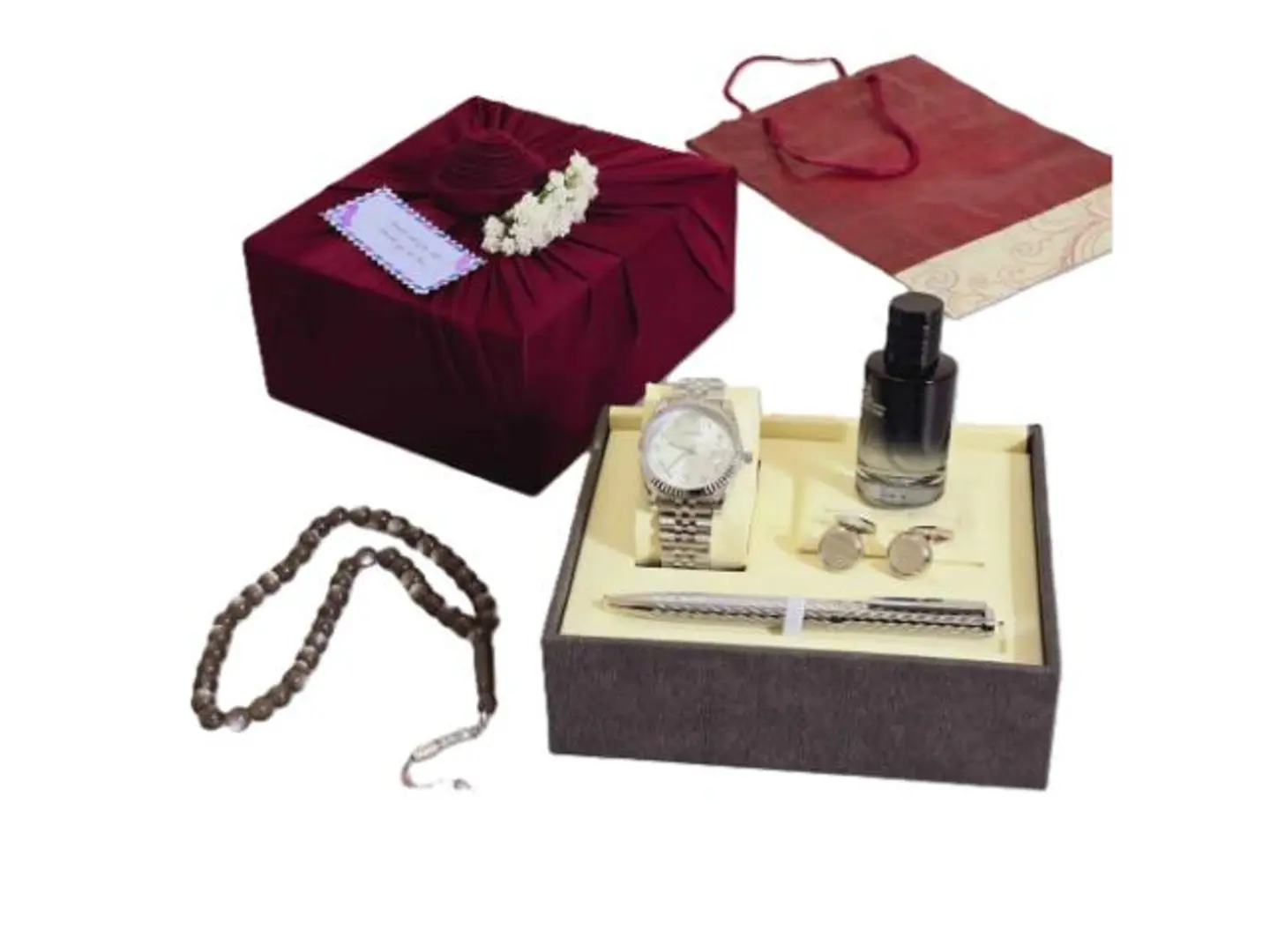 طقم ساعة رجالي فاخر 2