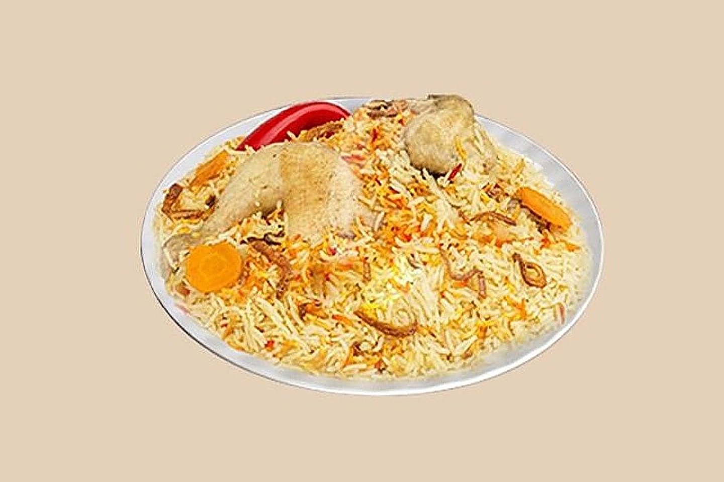 Half Chicken Biryani