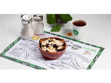 صحن باذنجان مع الطحينية