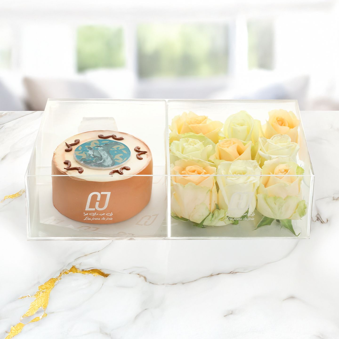 Founding Day Cake White Roses Flowers