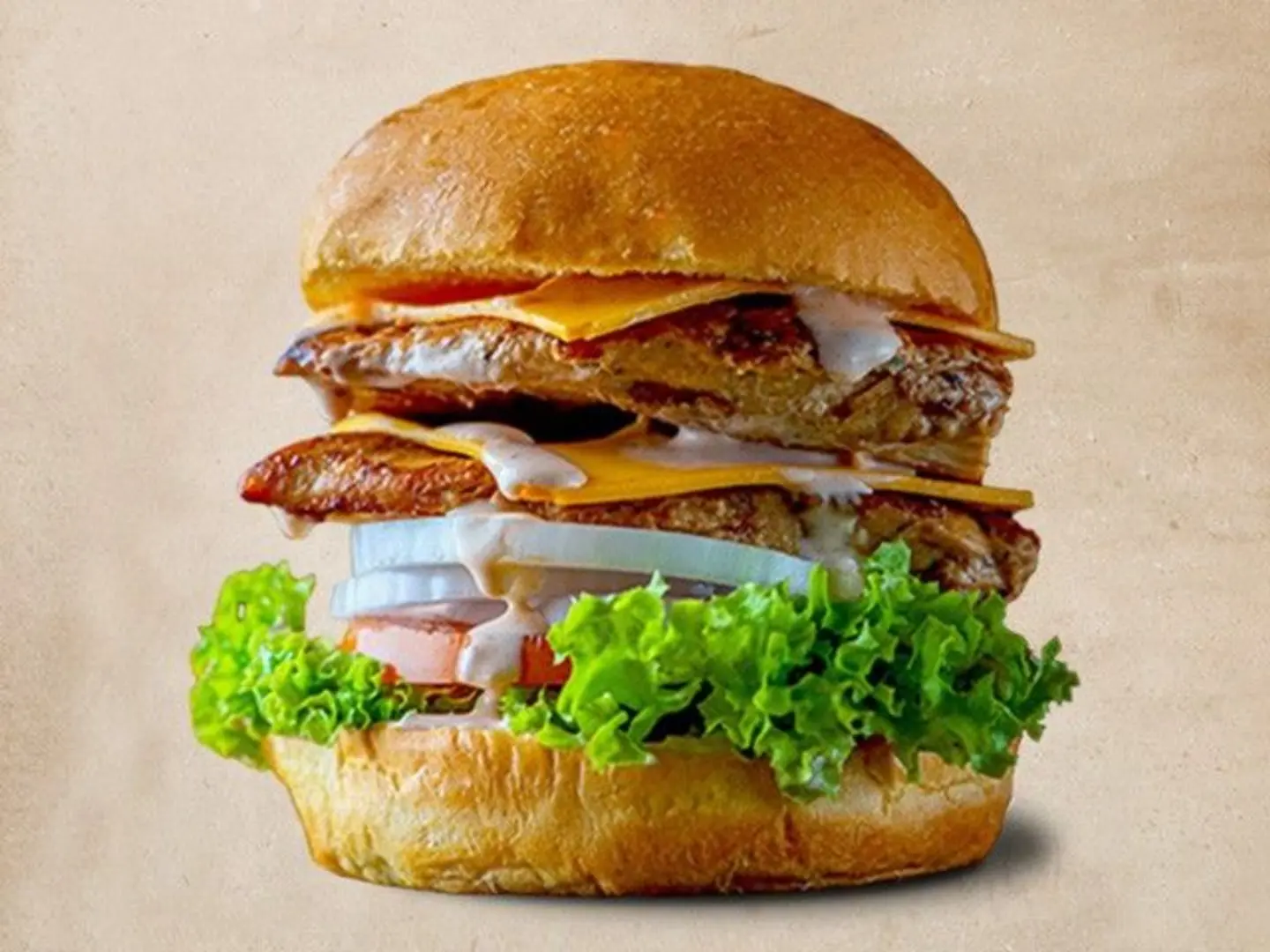 Double Chicken Burger