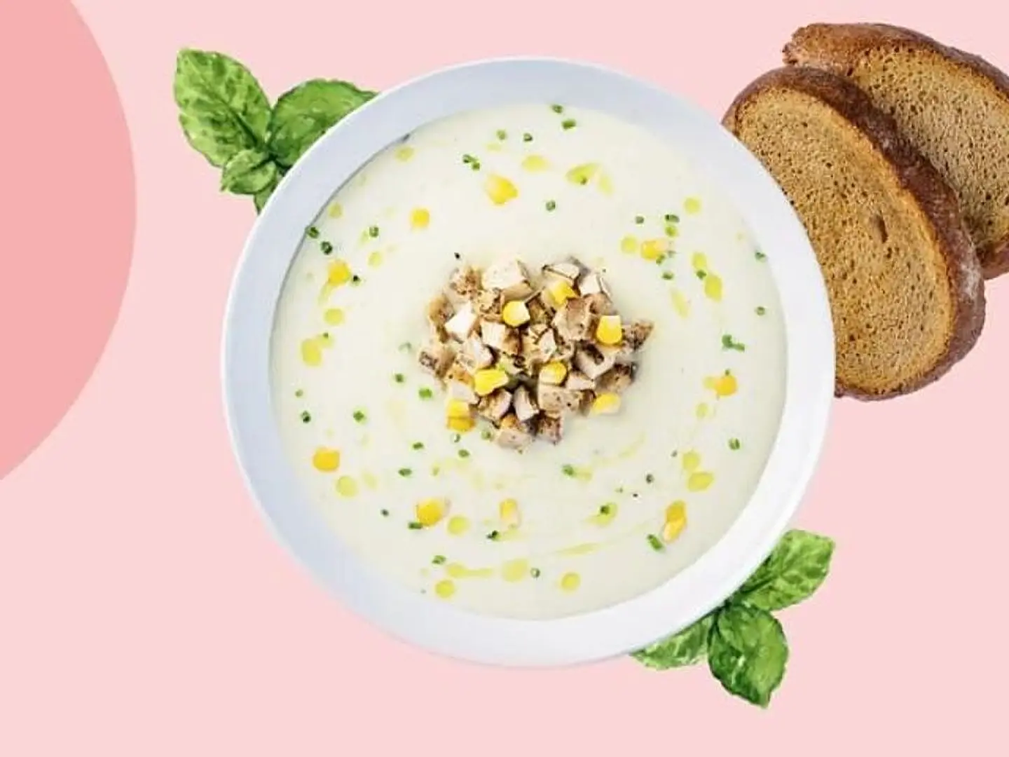 شوربة كريمة دجاج