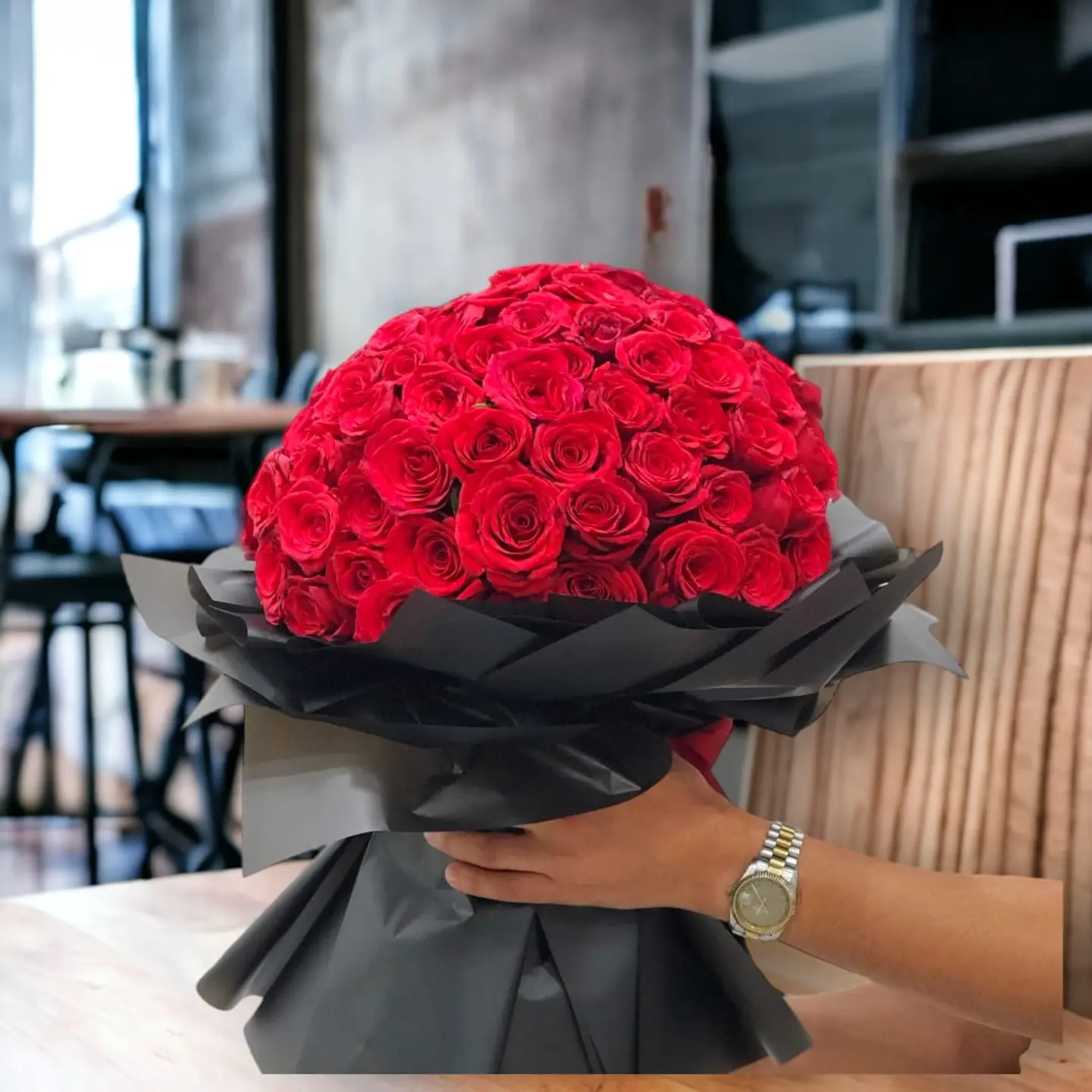 باقة جوري 150 وردة