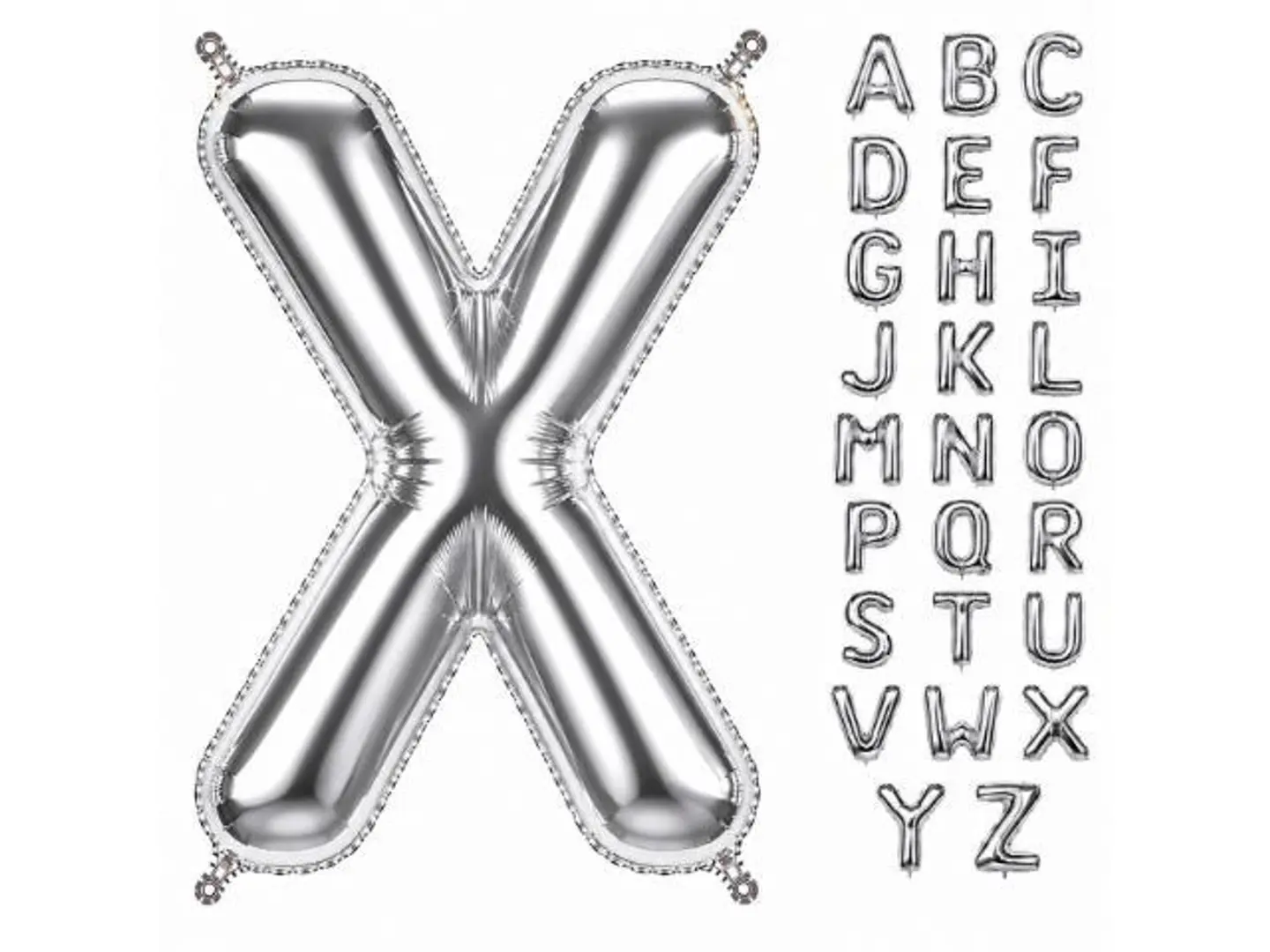 بالون فضي X