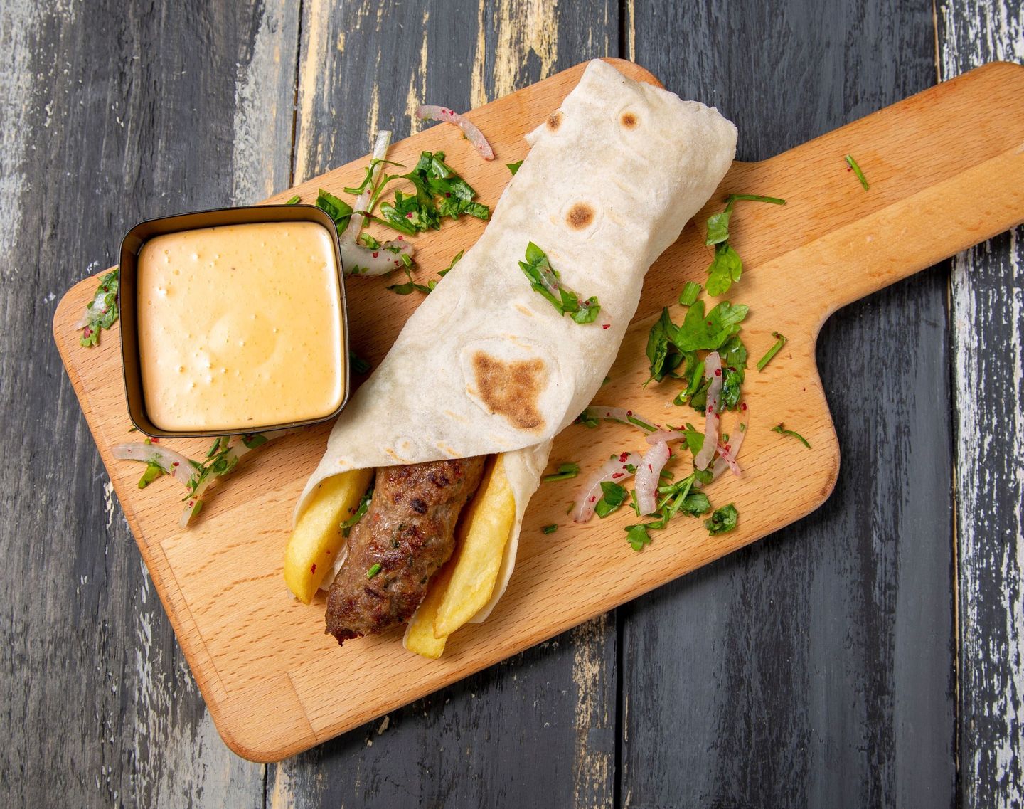 Meat Kebab Sandwich