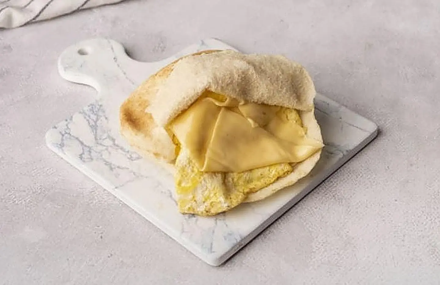 Full Mixed Egg And Cheese Sandwich