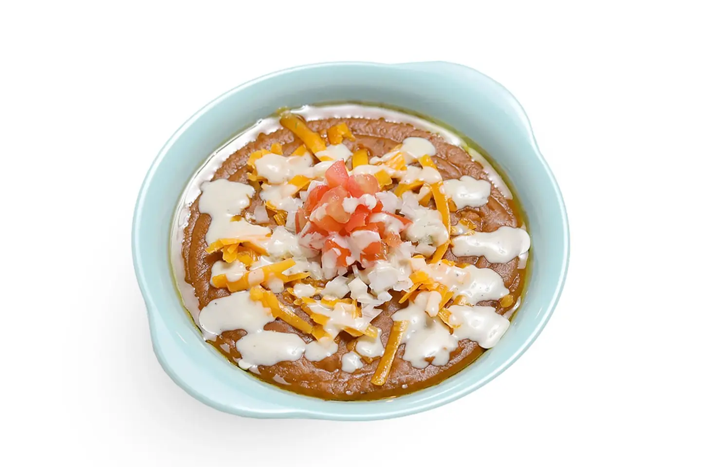 طبق فول مع طحينه