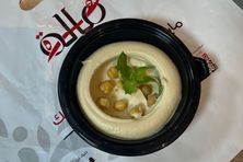 حمص بالطحينة