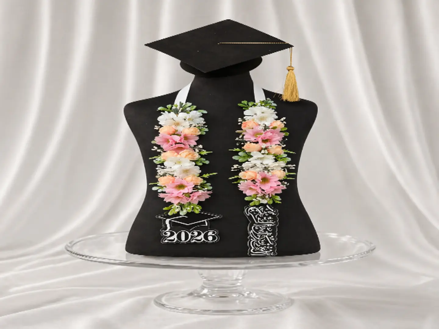 Rosy Graduation Sash