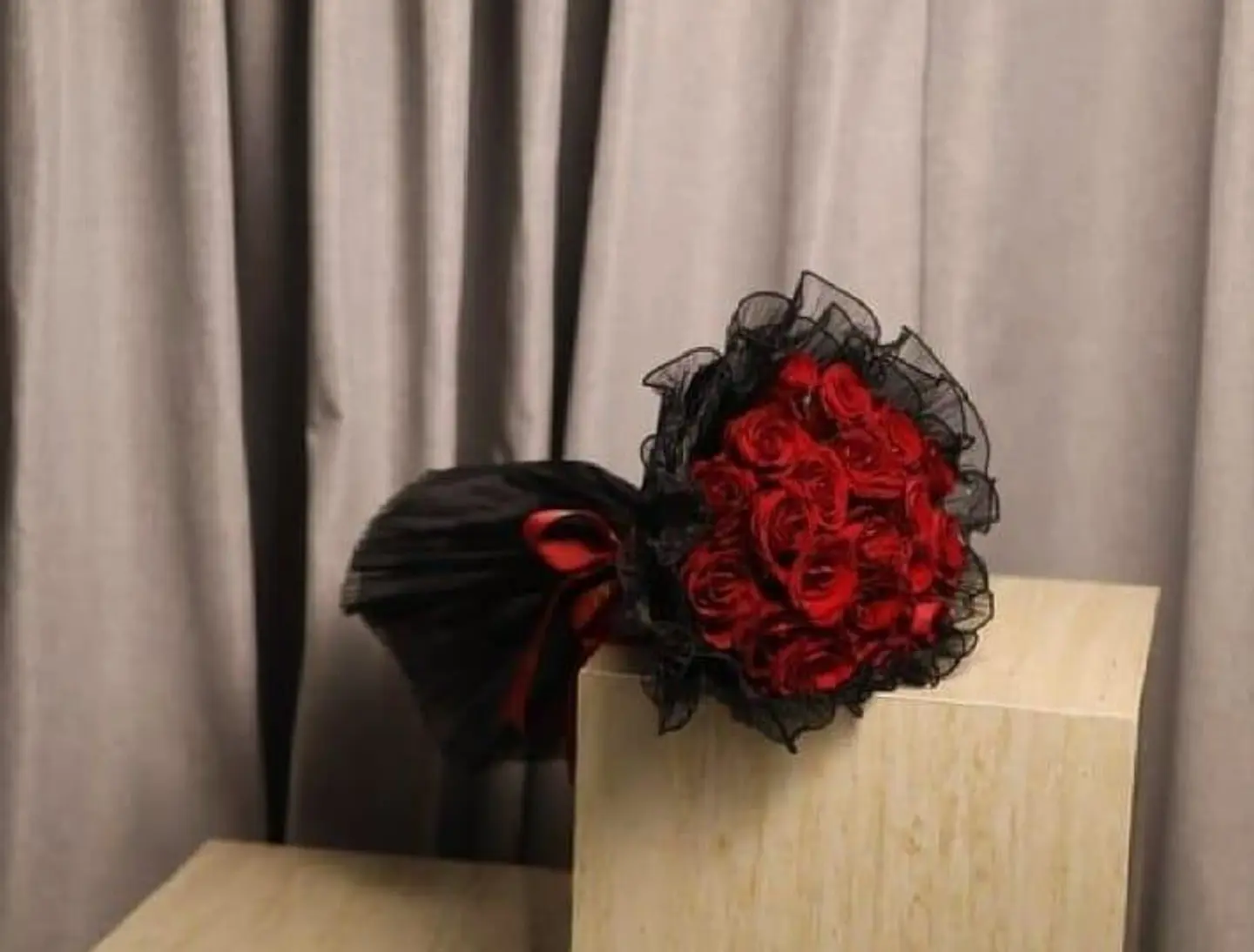 Black Lace Bouquet