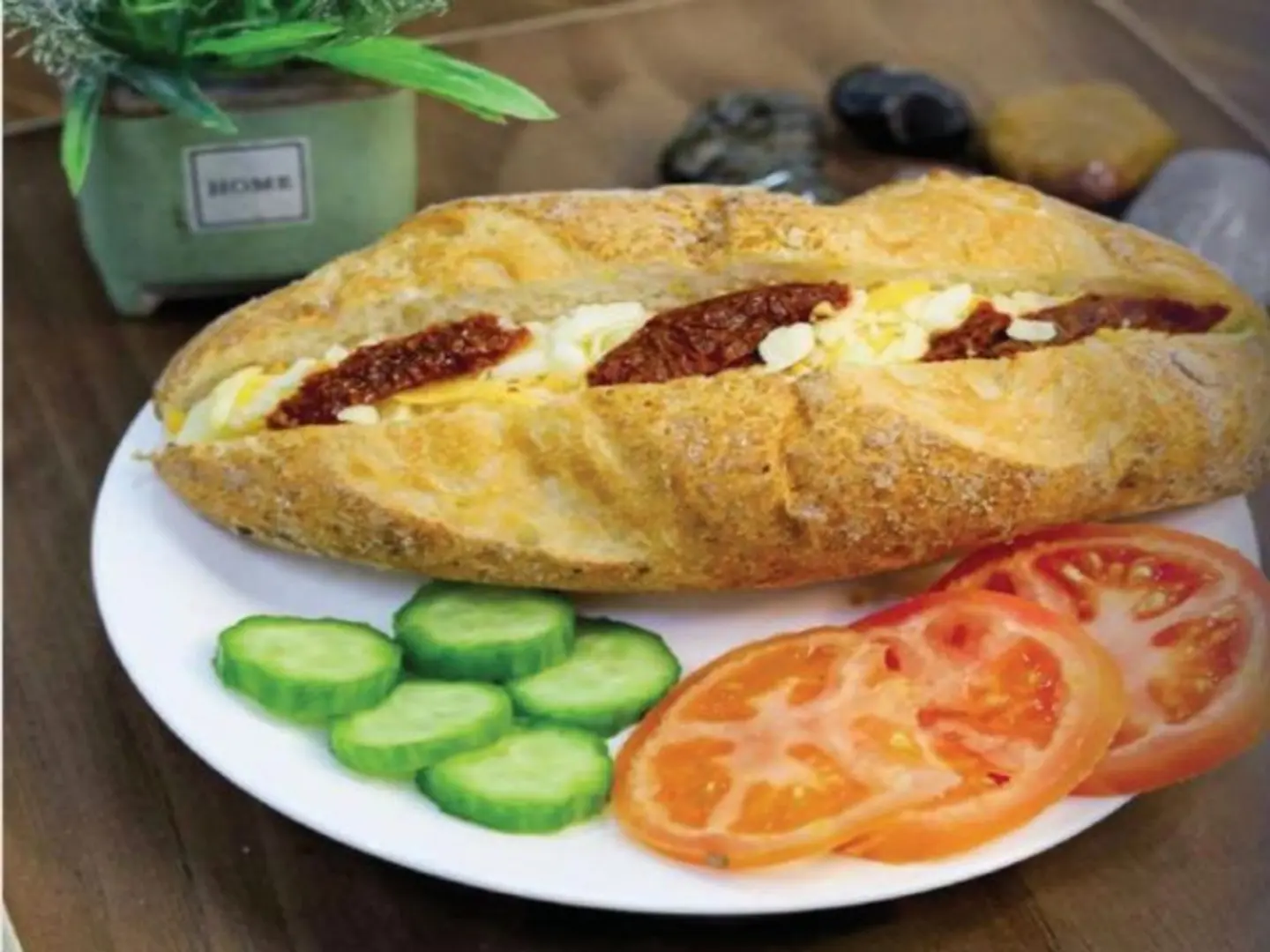 باغيت بأربعة أنواع من الجبن