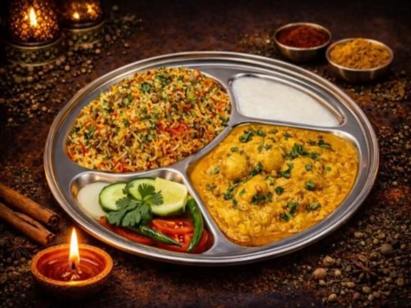 Hydrabadi Korma Rice Combo