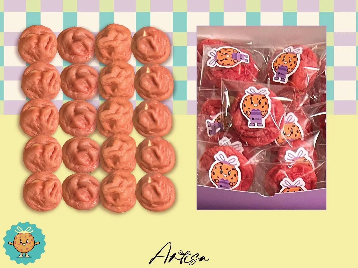 Madame Pink 20 Mini Cookies