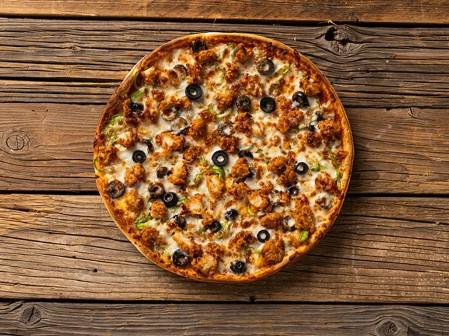 بيتزا دجاج كرسبي