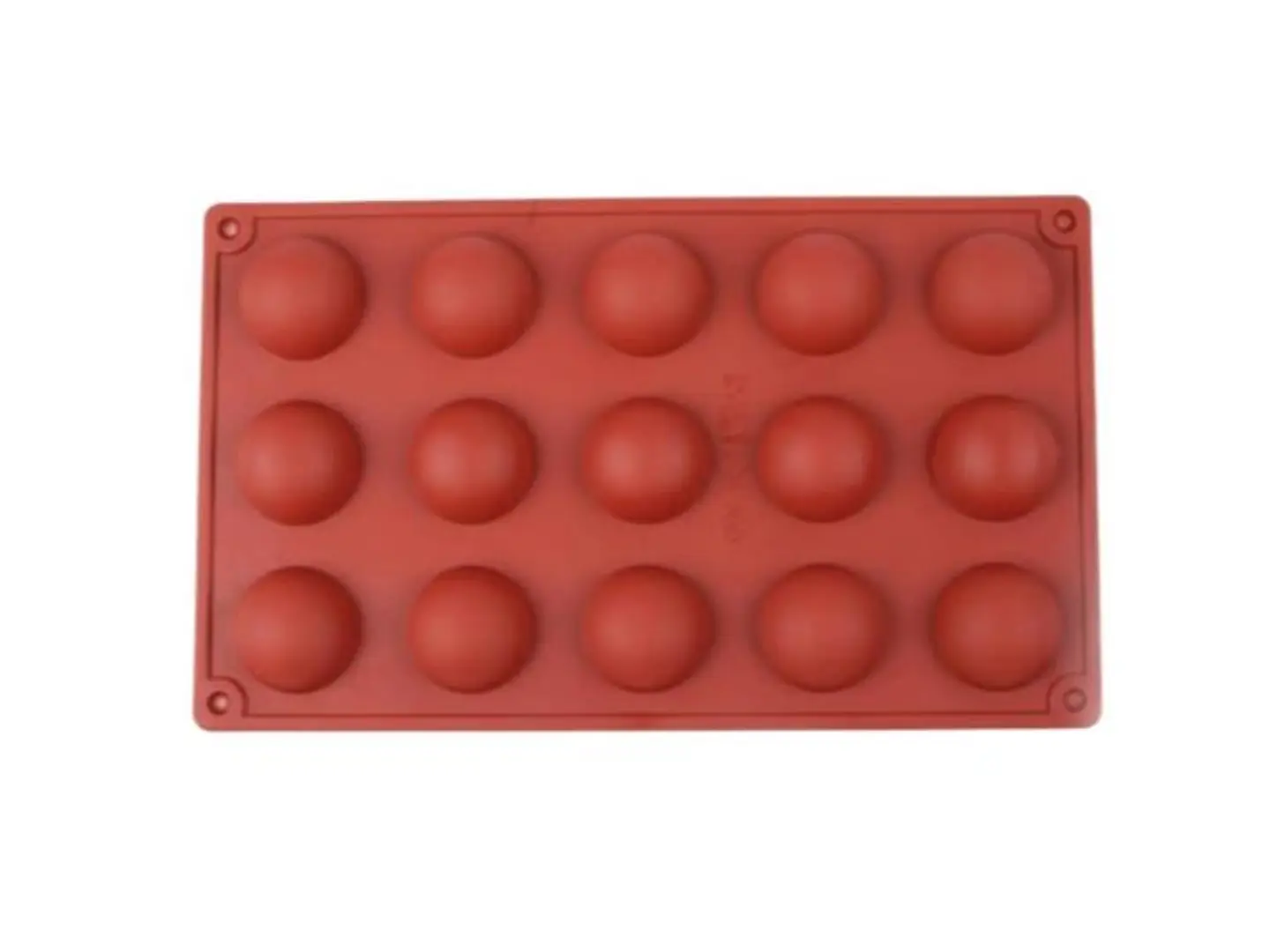 قالب سليكون نصف كروي 15 تجويف