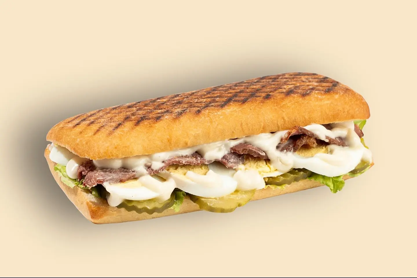 ساندويش البيض المسلوق