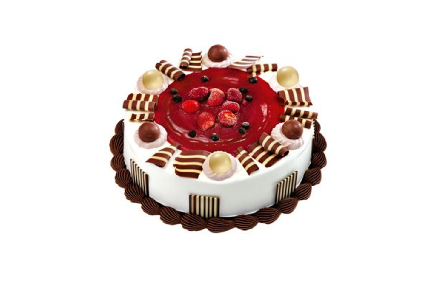 Large Round Cake Praline Berry Splendor