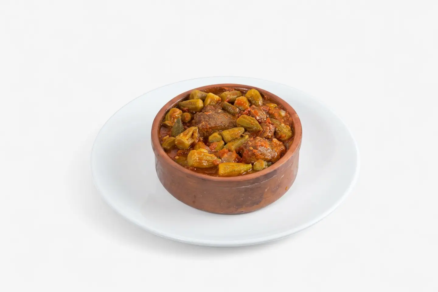 Okra Casserole With Meat