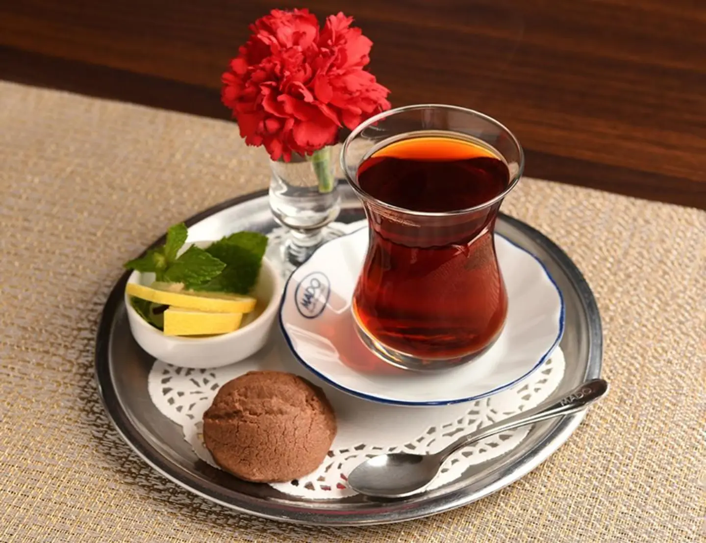 Tea In Traditional Glass