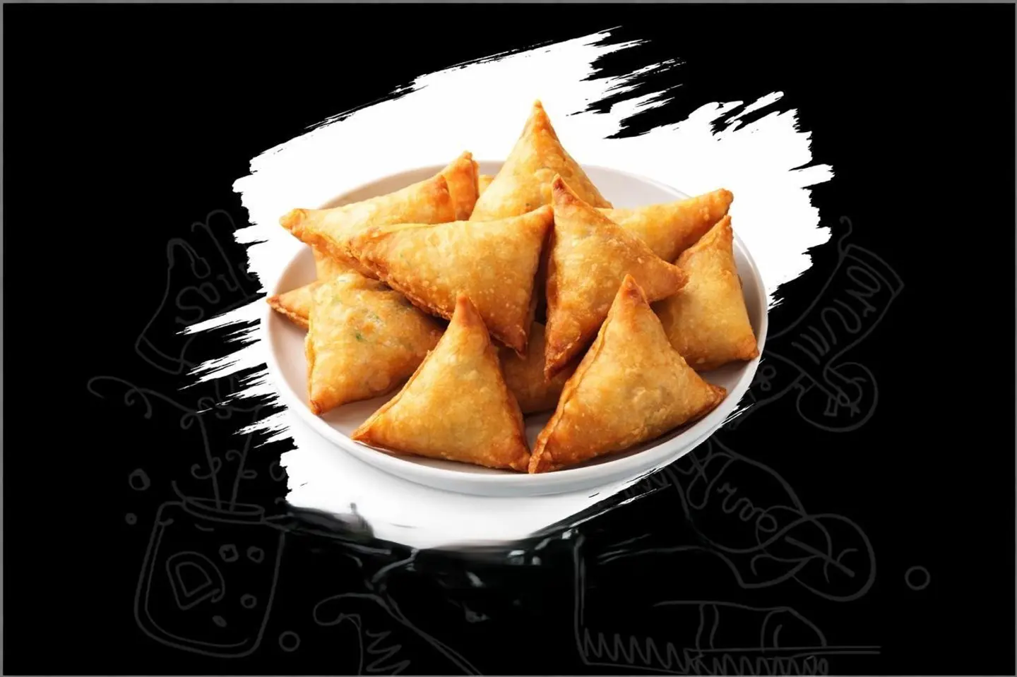 سمبوسة لحم 7 قطع