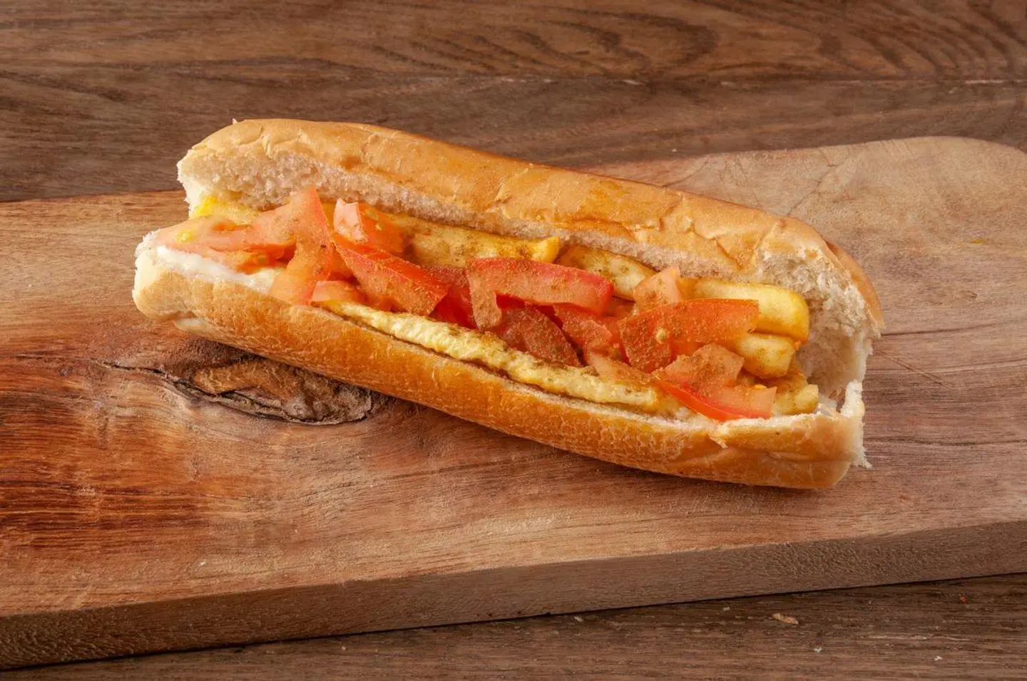 ساندوتش بطاطس مع جبن