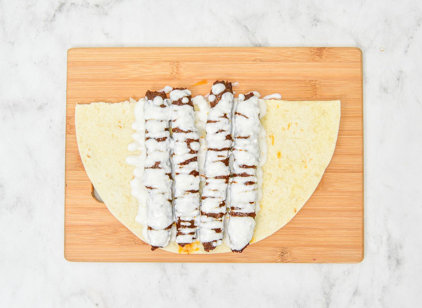 Meat Kebab With Tahini