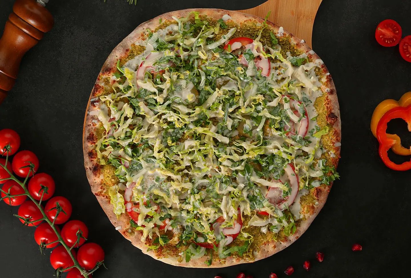 Falafel Pizza