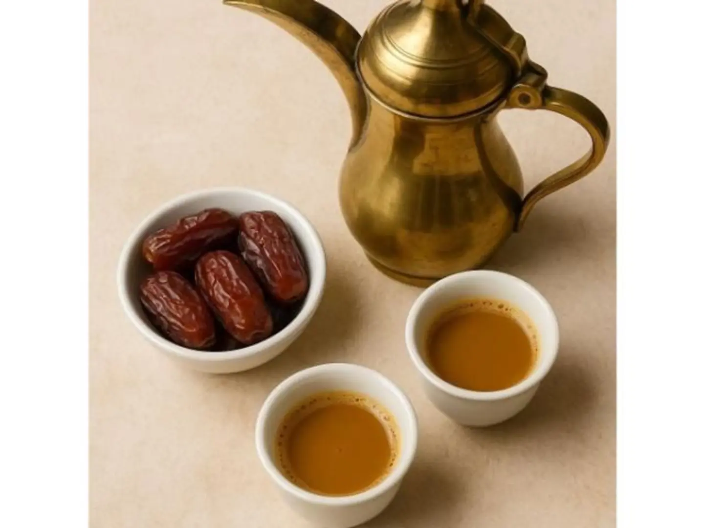قهوة سعودية مع التمر