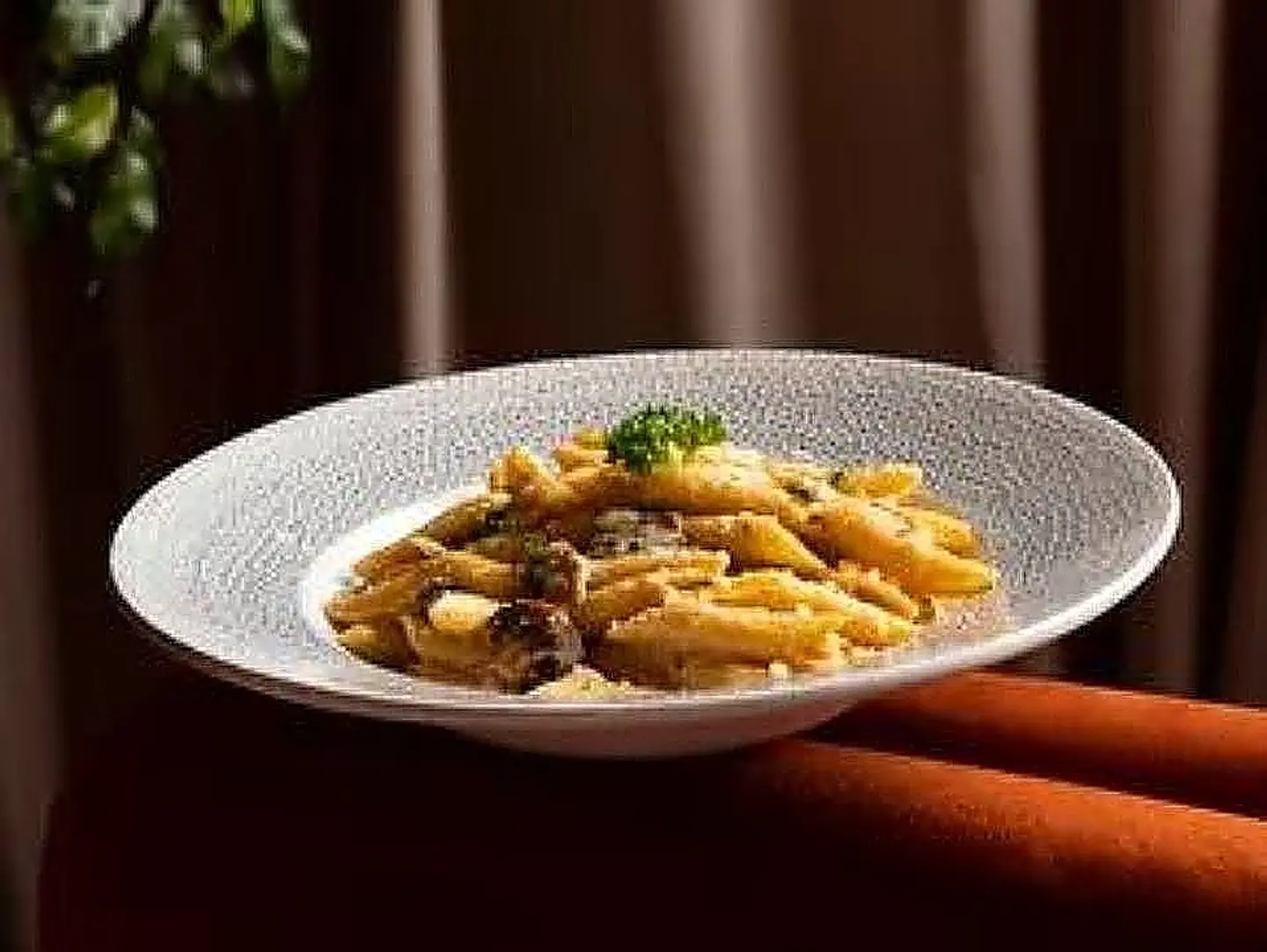 Penney Alfredo With Grill Chicken And Mushroom