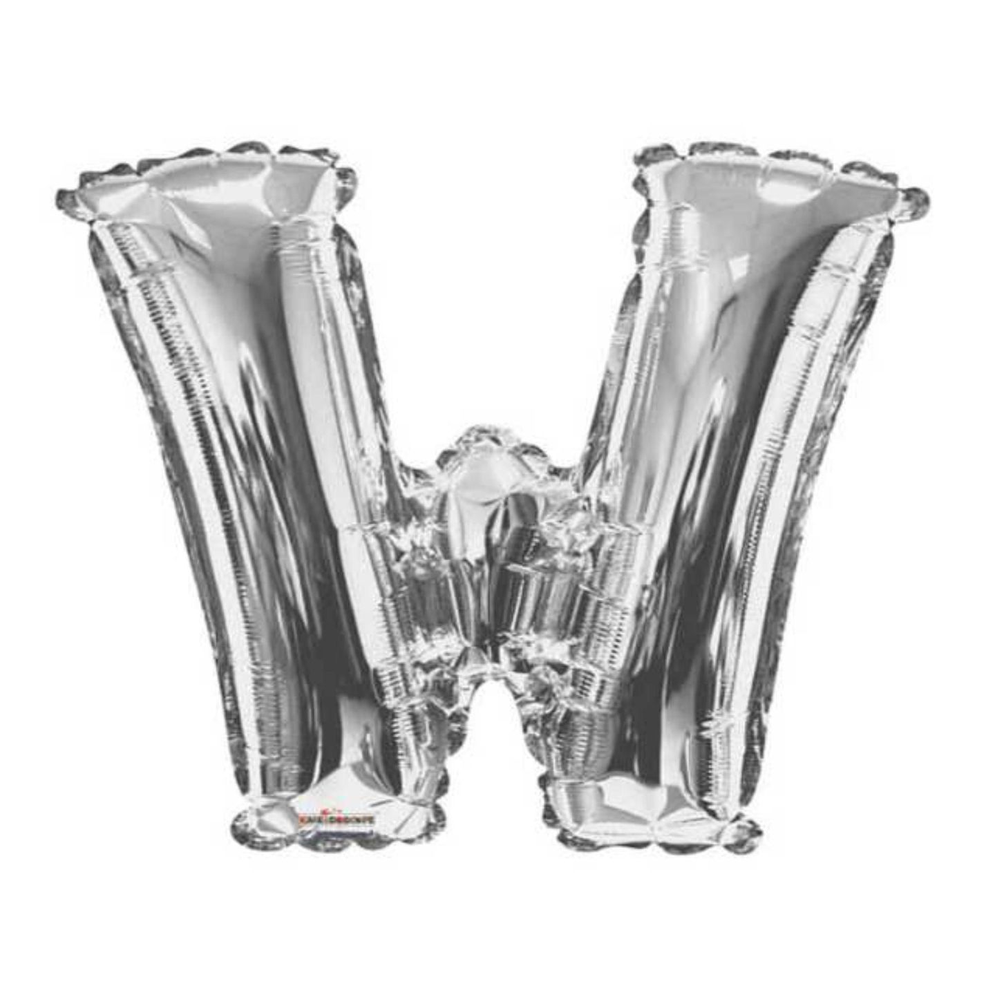 Letter W Helium Tin