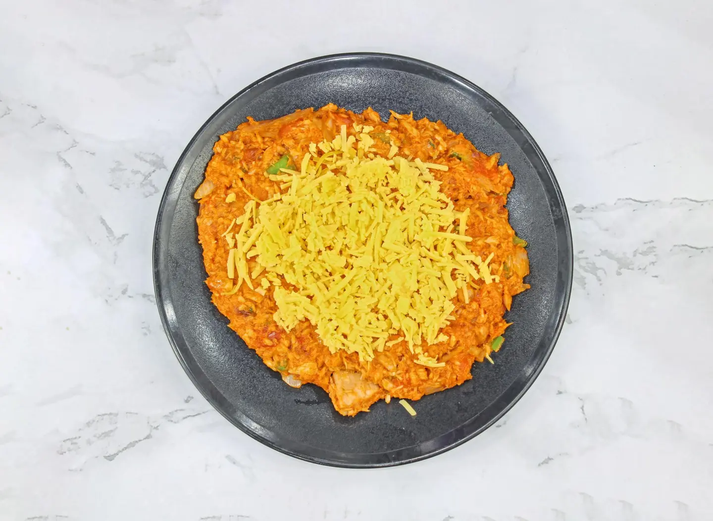 Shakshuka With Cheddar Cheese