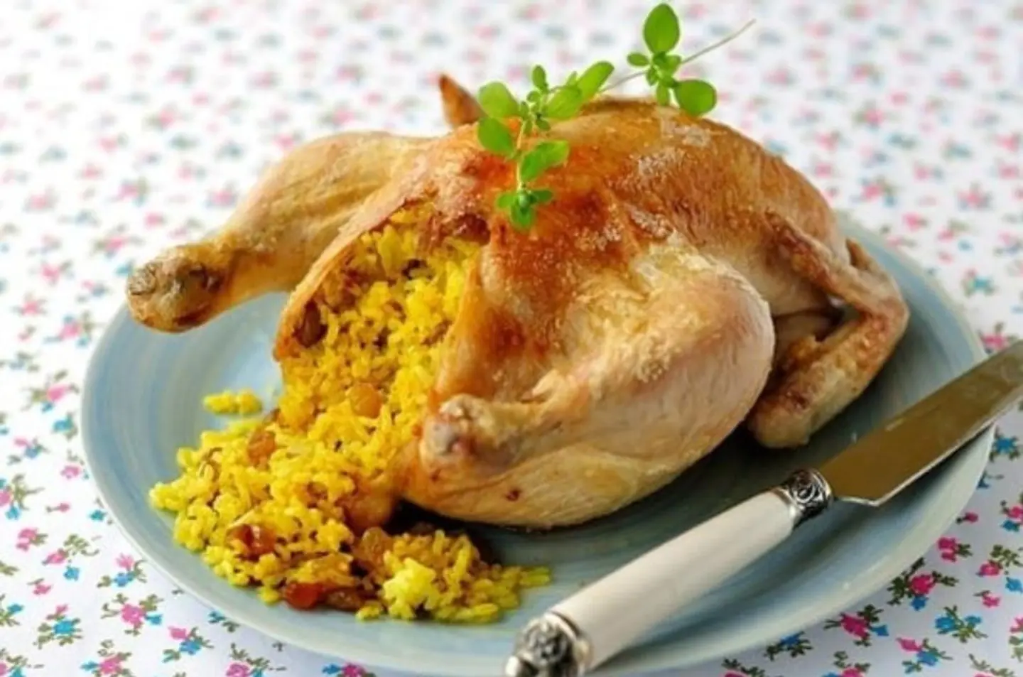 فرخة بلدي محشي