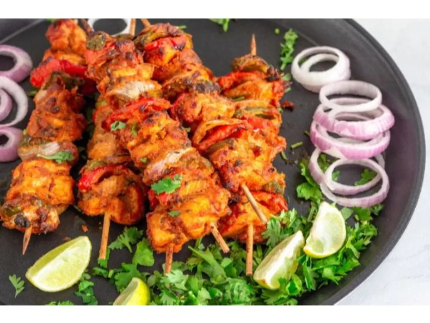 For One Person Chicken Kabab With Appetizers
