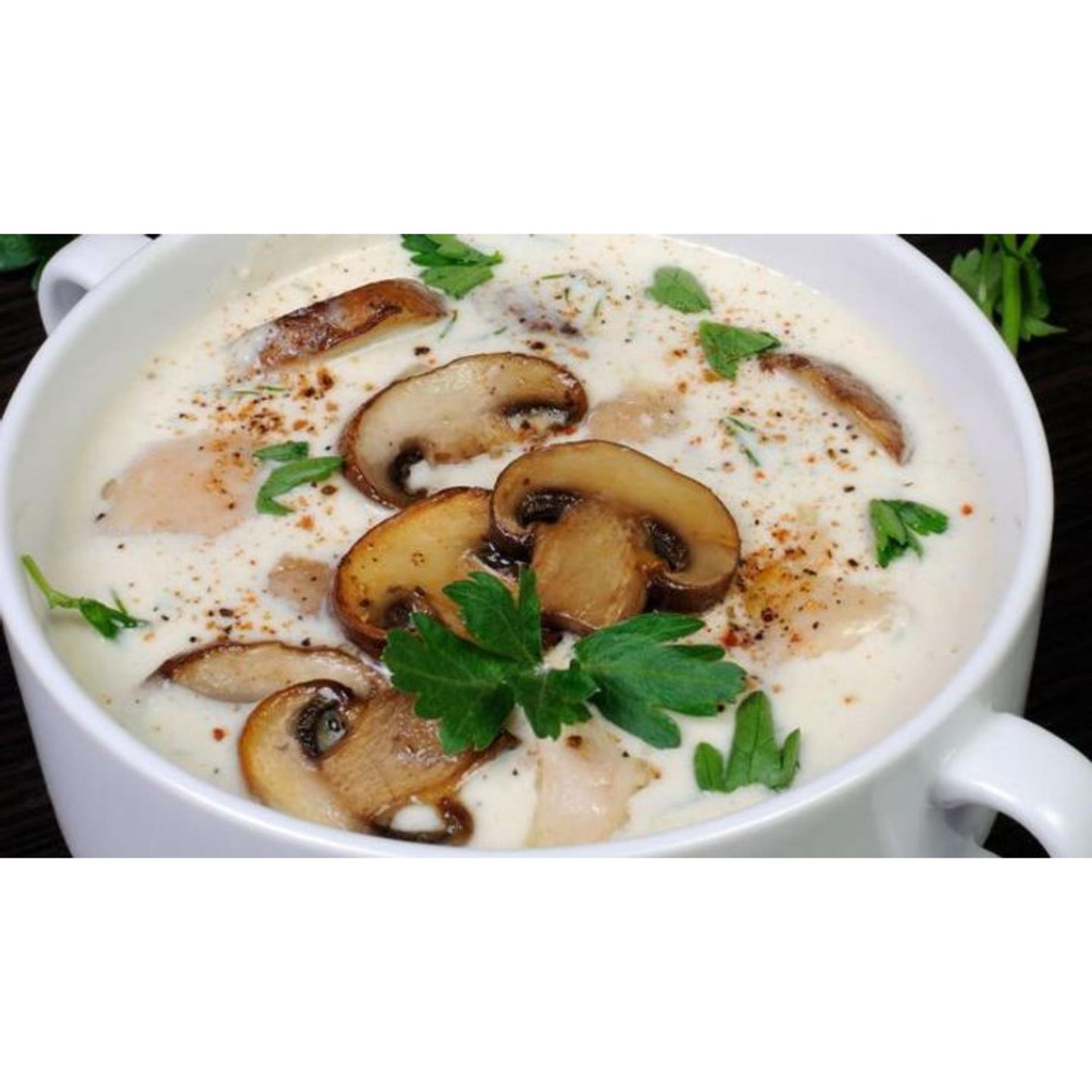 شوربة فطر دجاج