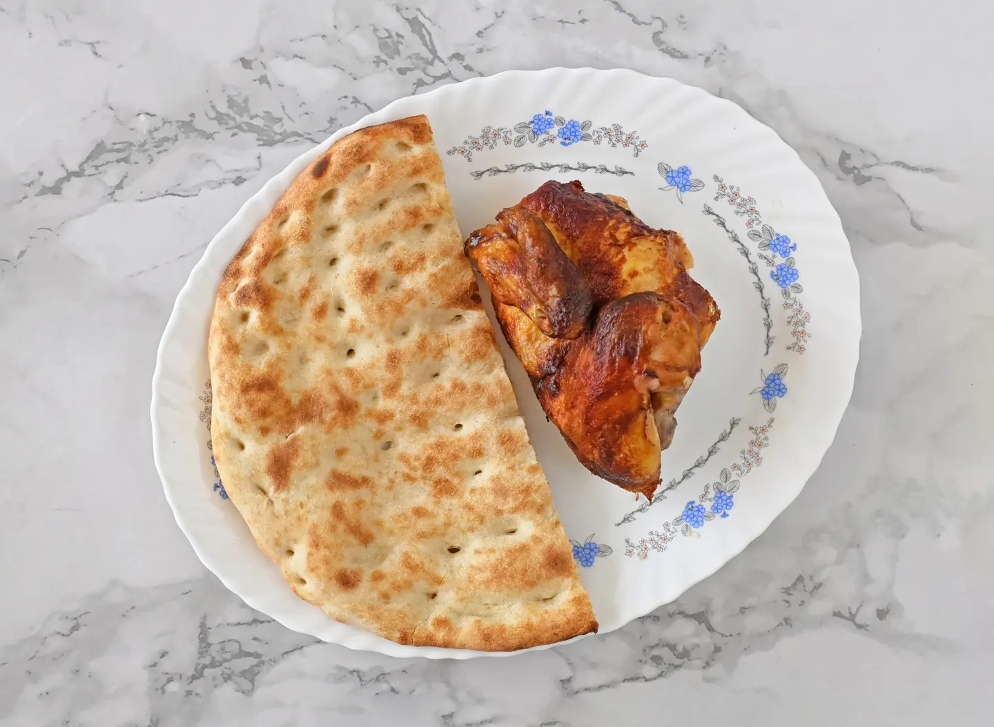 نصف دجاج شواية