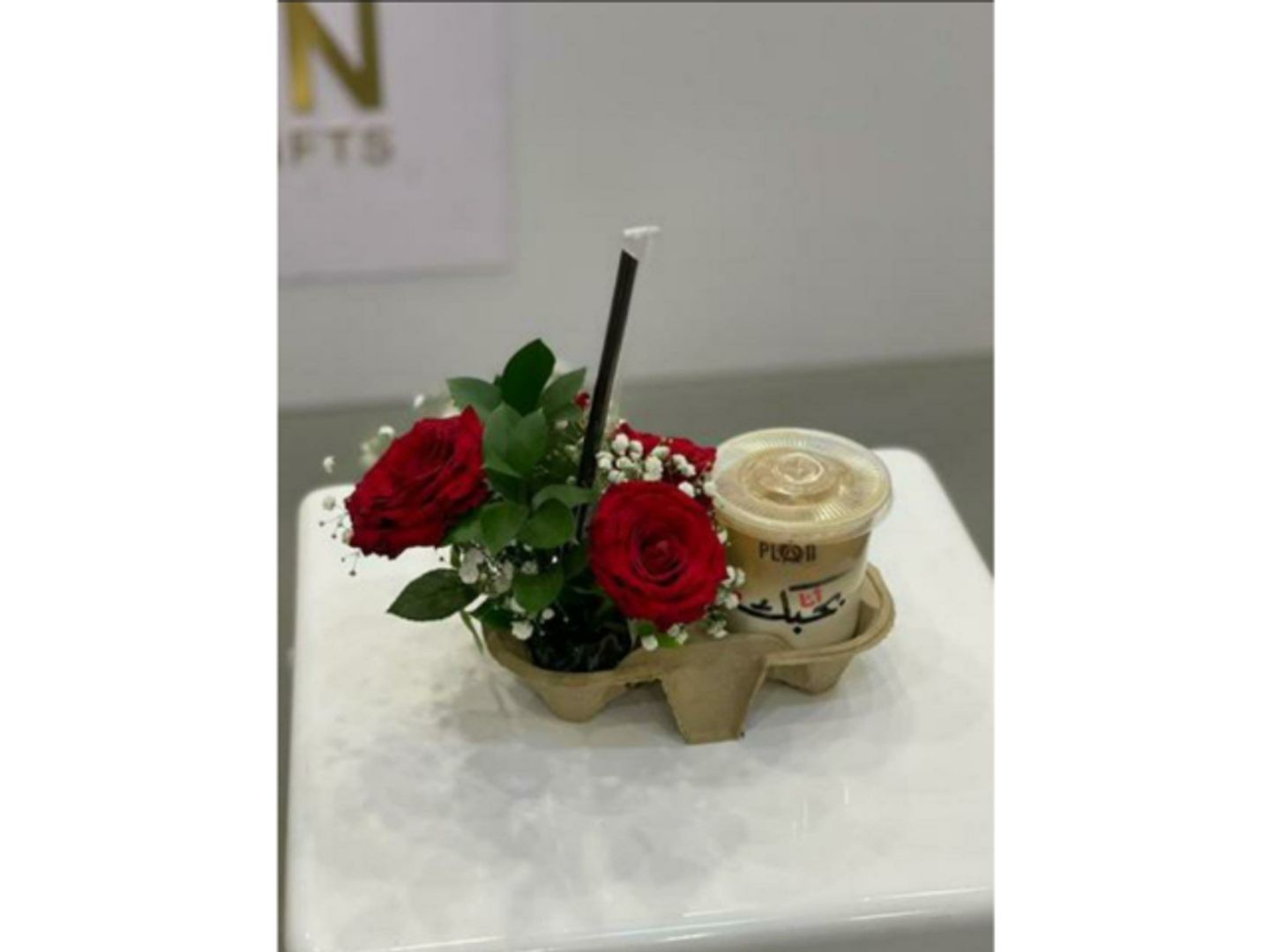 Red Roses With Cold Coffee