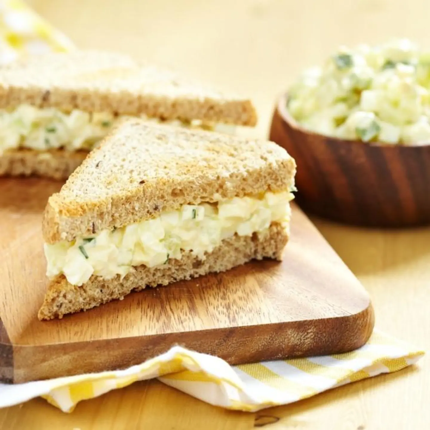 Egg Omelet With Cream Cheese Sandwich