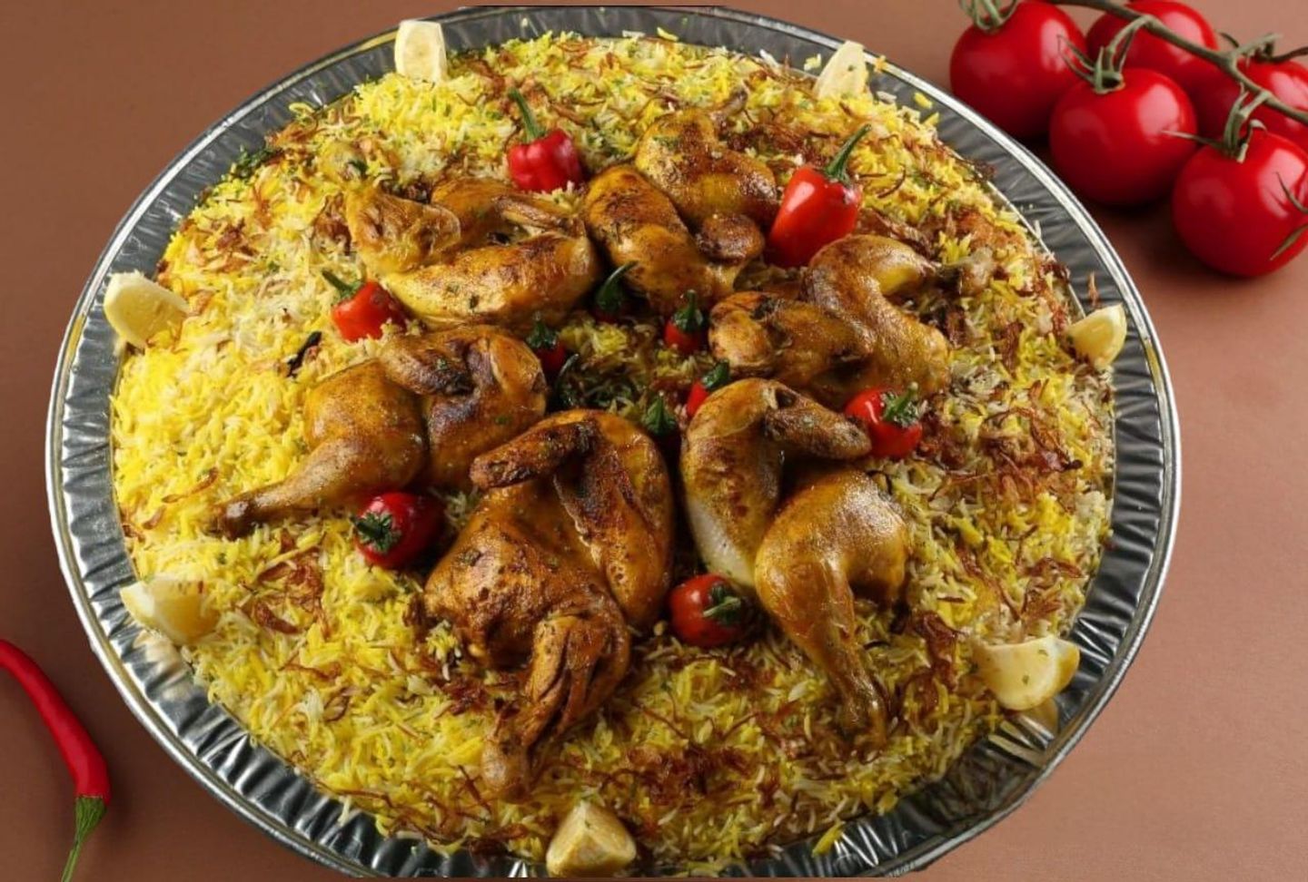 وليمة مندي دجاج 4 دجاجات